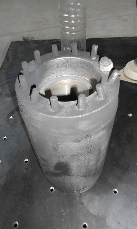 Демонтированный ротор компрессора McQuay